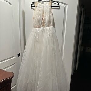 Beautiful handmade wedding gown from Italy.